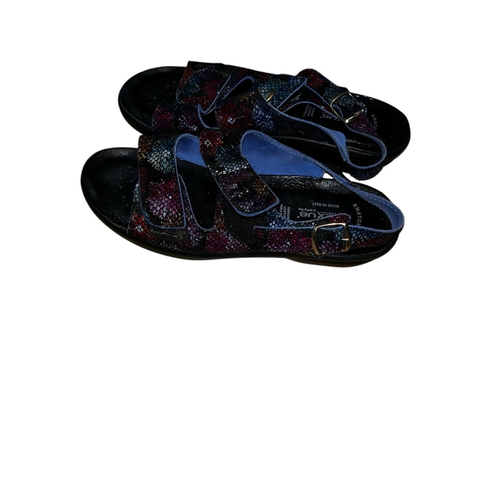 Anatomic flexus leather Italy comfort sandals spring step 41 10 new nwot mermaid
